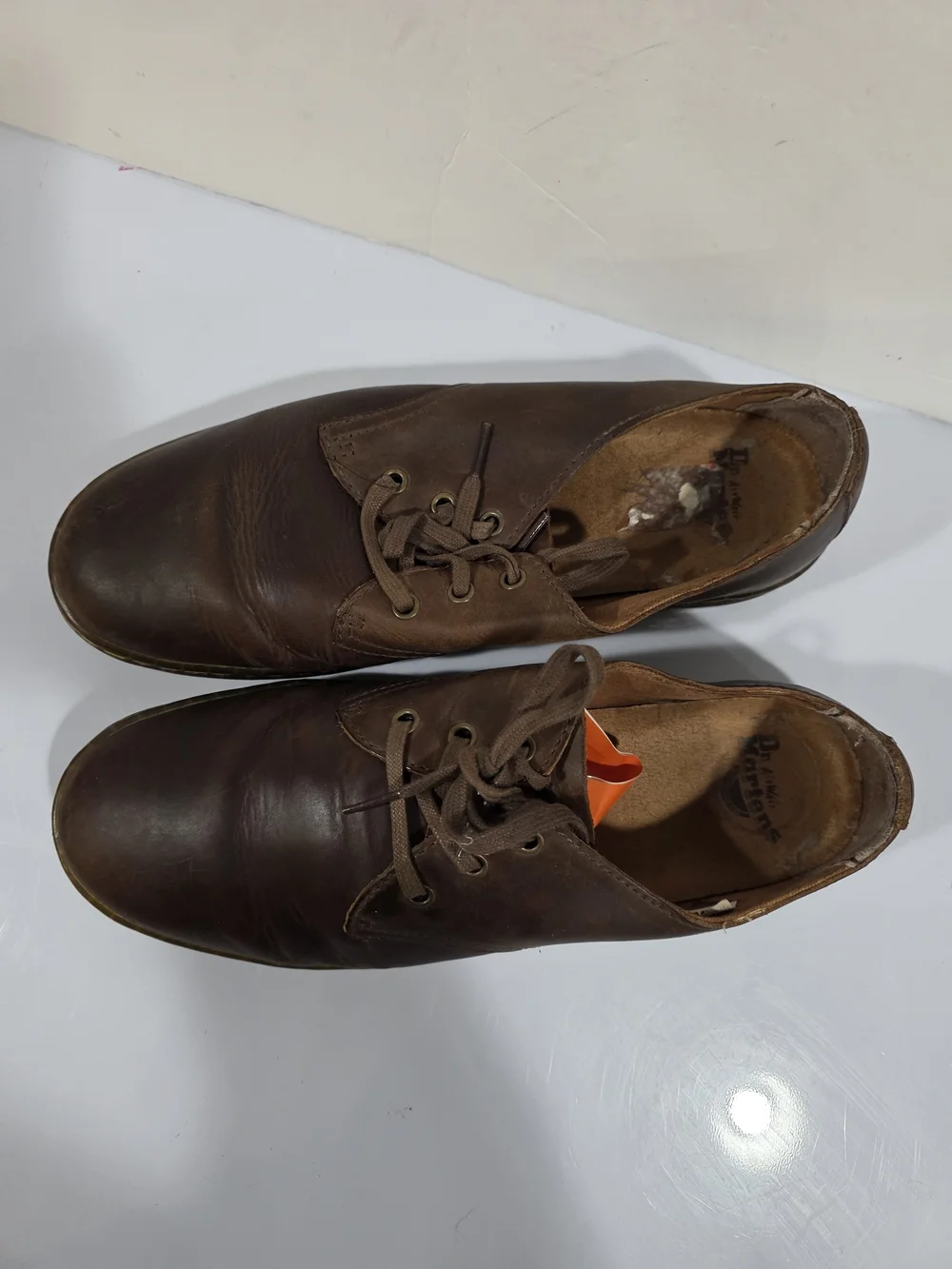 Dr.Martens CORONADO SIZE 45 Men's 11 USA 10 UK Brown Leather Lace-Up Casual Shoe